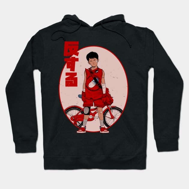 The Rebel From Neo Tokyo Hoodie by hafaell